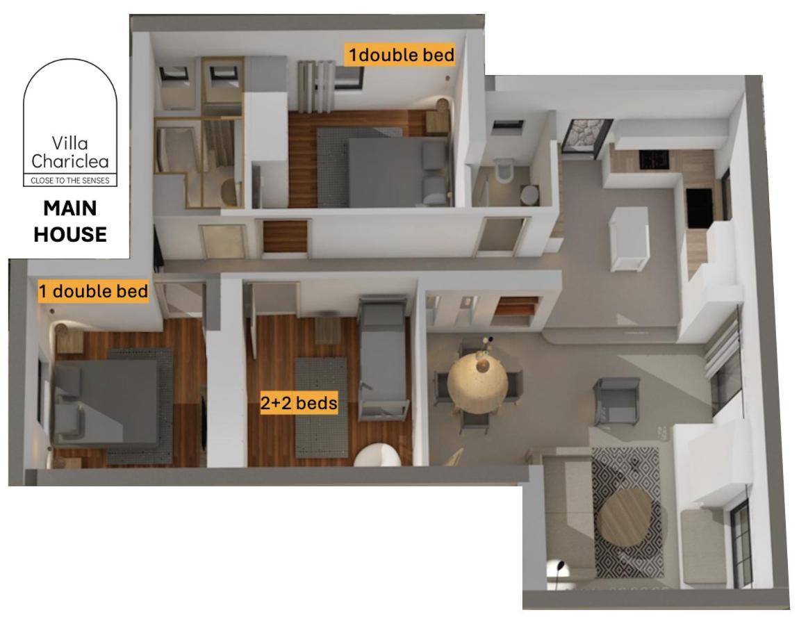 Chariclea Villa Klima  المظهر الخارجي الصورة